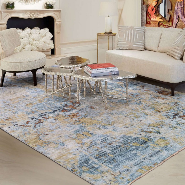 BAIZA 160x230 Diseño de salón de alfombra de yute